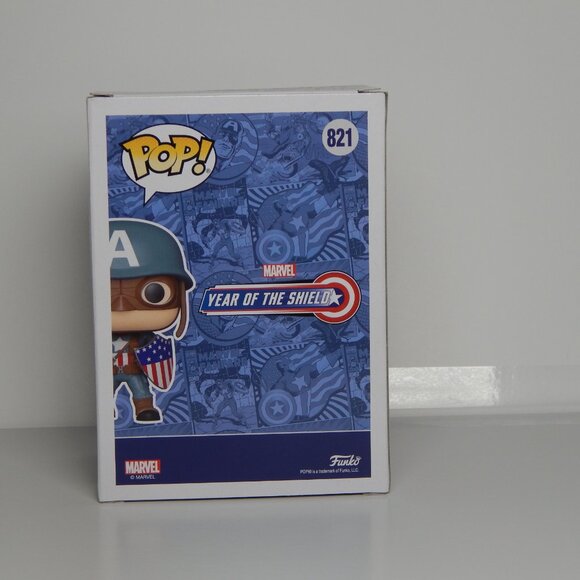 NIB Funko Pop! 821 WWII Ultimates Captain America - Picture 3 of 6